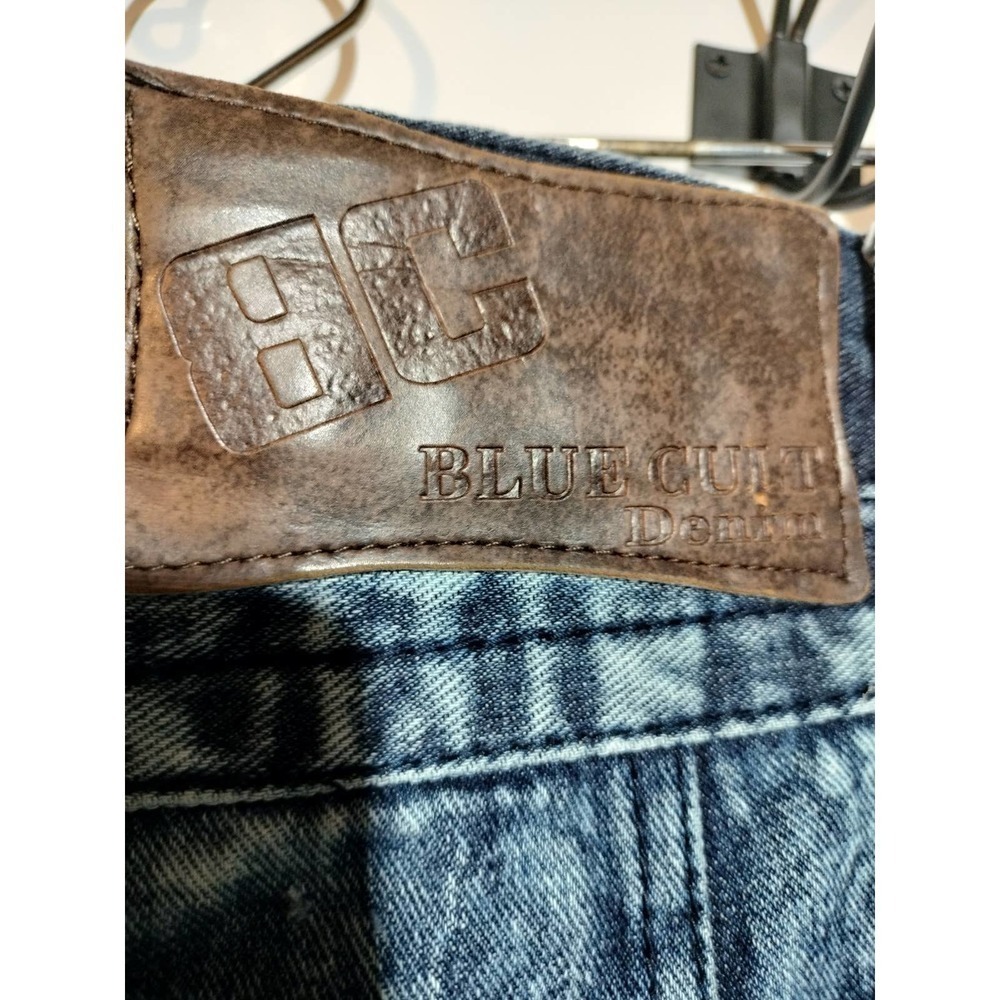 Blue Cult denim jeans distressed look men size 40 - Picture 6 of 10